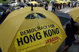 香港「佔中」遍地黃傘