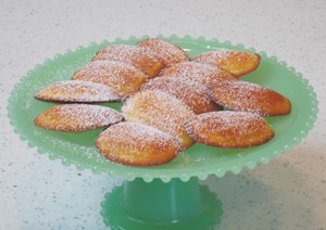 orange blossom madeleines